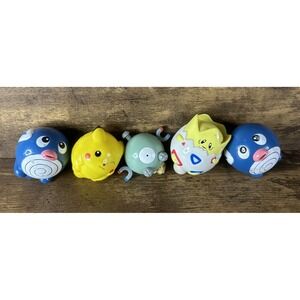 Bundle Of  Five Vintage Pokemon Battle Tops Spinners Toy Figures Fast  Shipping